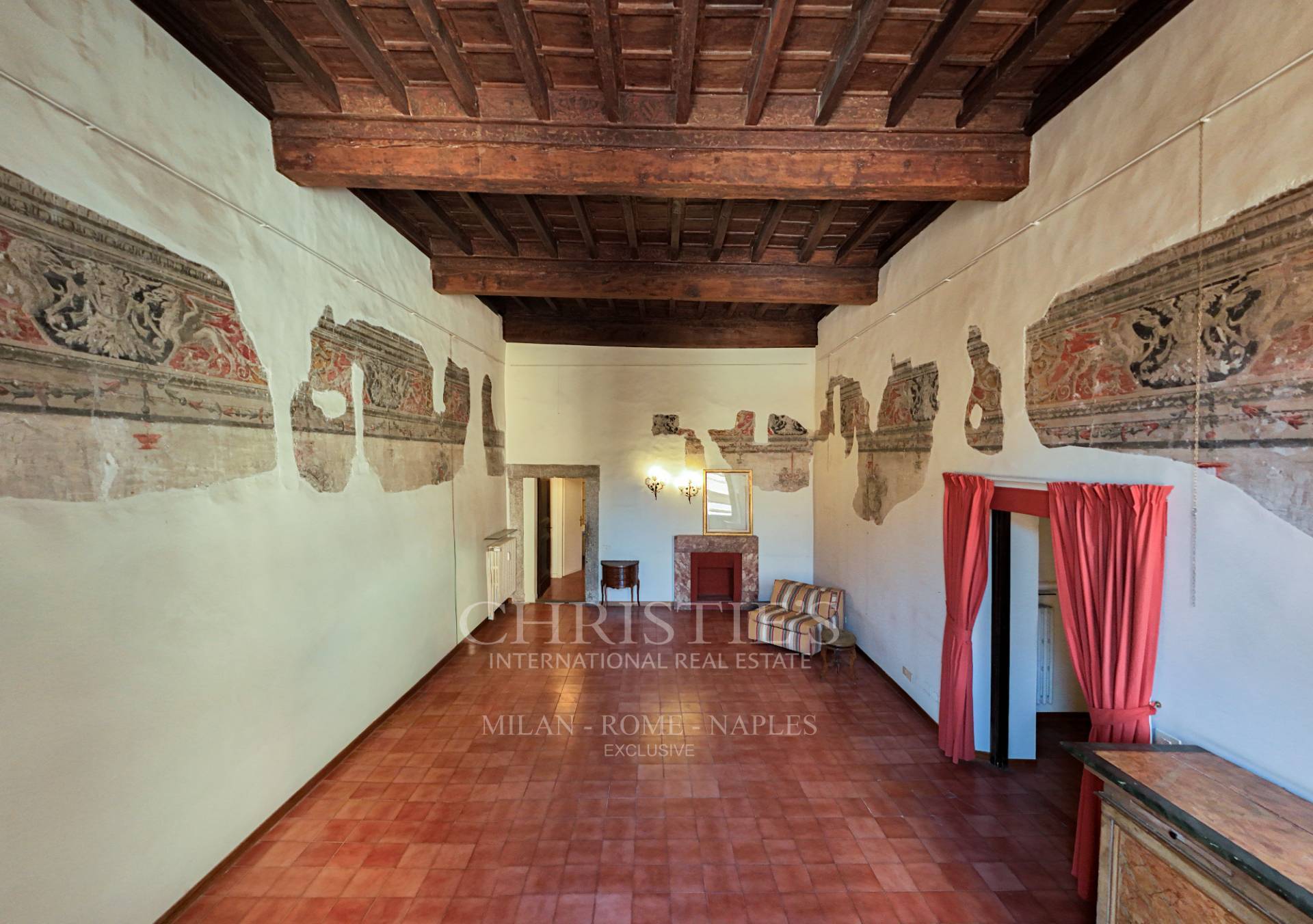 picture of Historic Center: The Splendid Piano Nobile At Palazzo Del Drago