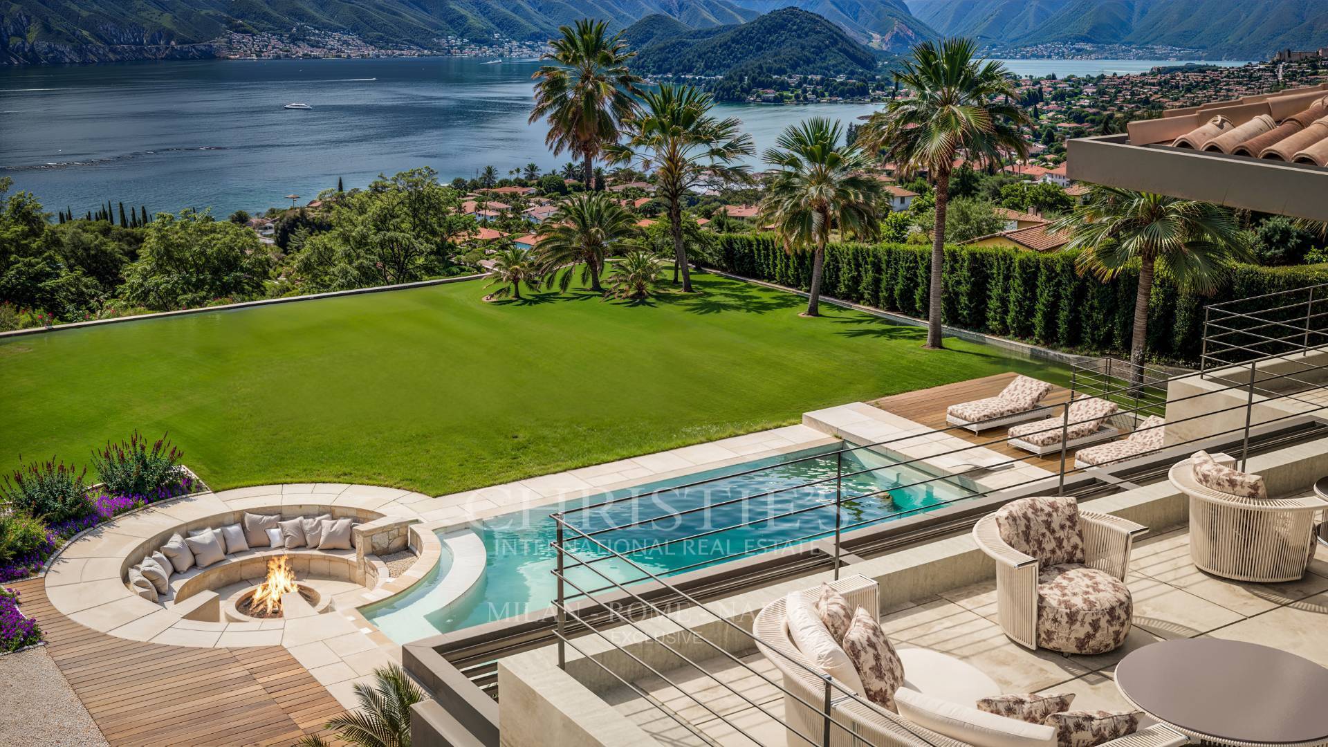 picture of Exclusive Newly Built Villa With Panoramic Views Of Lake Como And A Swimming Pool
