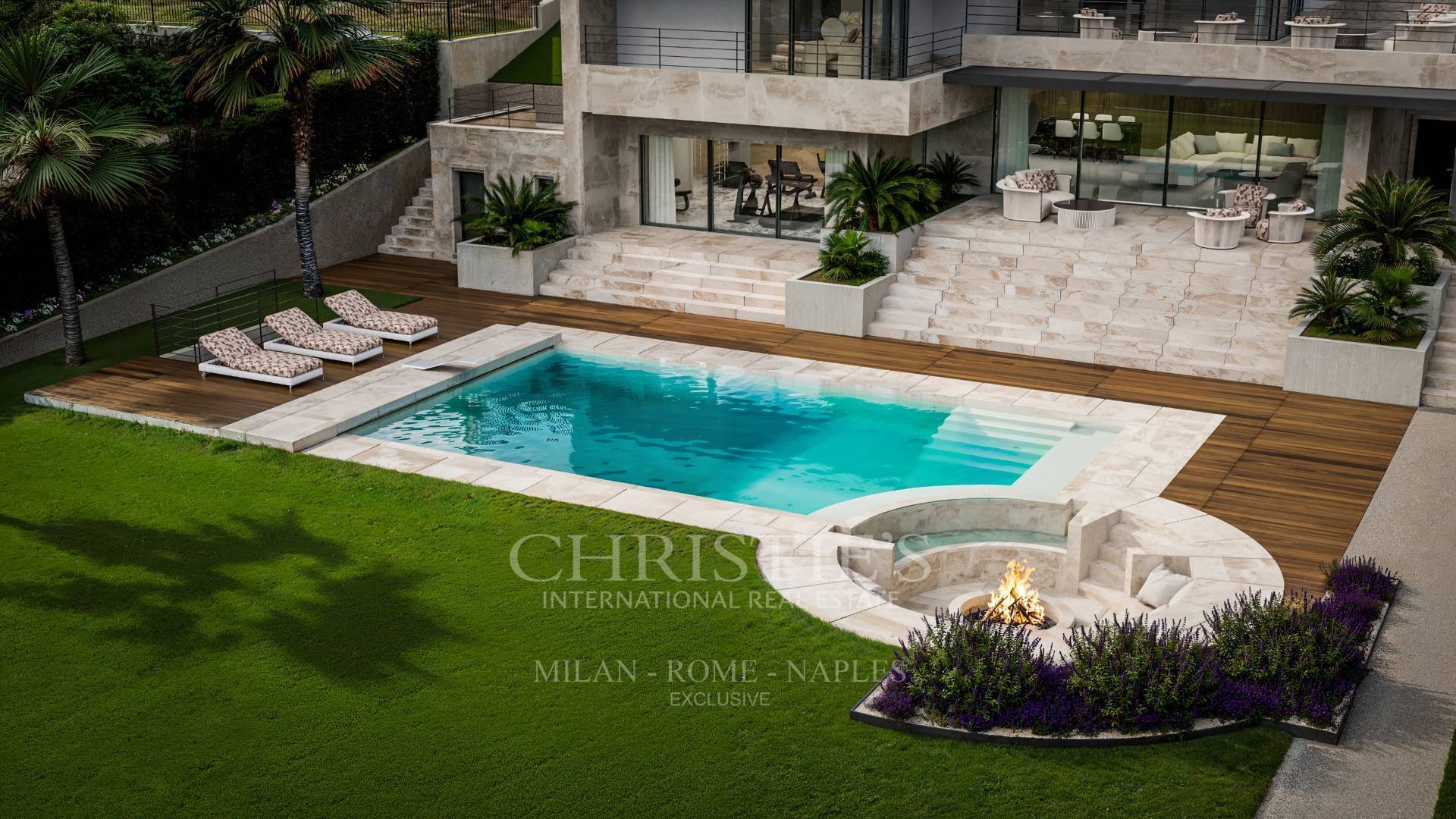picture of Exclusive Newly Built Villa With Panoramic Views Of Lake Como And A Swimming Pool