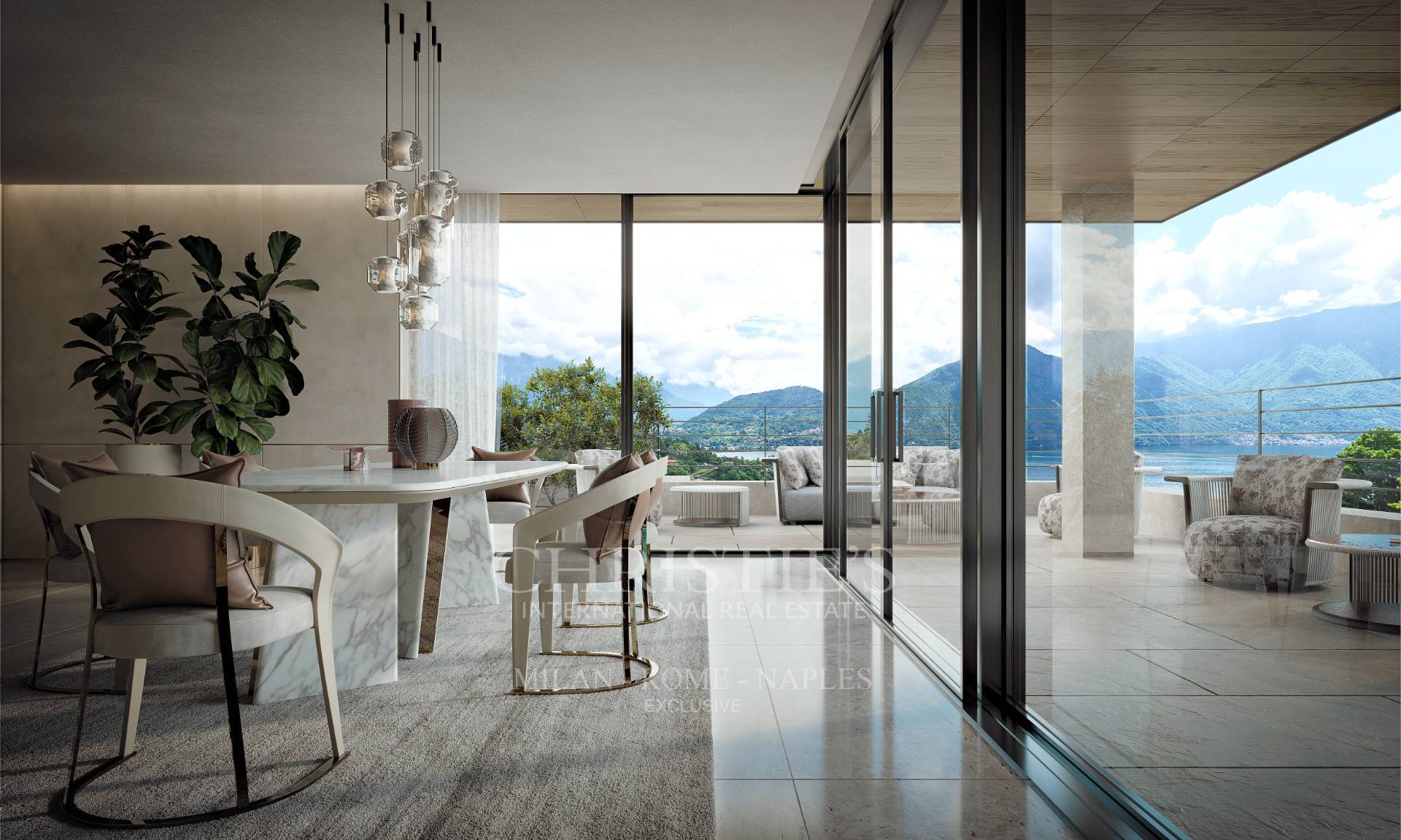picture of Exclusive Newly Built Villa With Panoramic Views Of Lake Como And A Swimming Pool