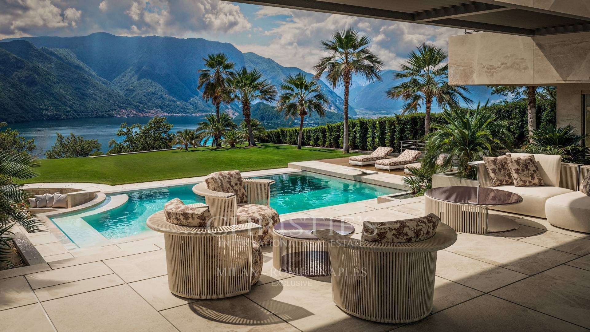 picture of Exclusive Newly Built Villa With Panoramic Views Of Lake Como And A Swimming Pool