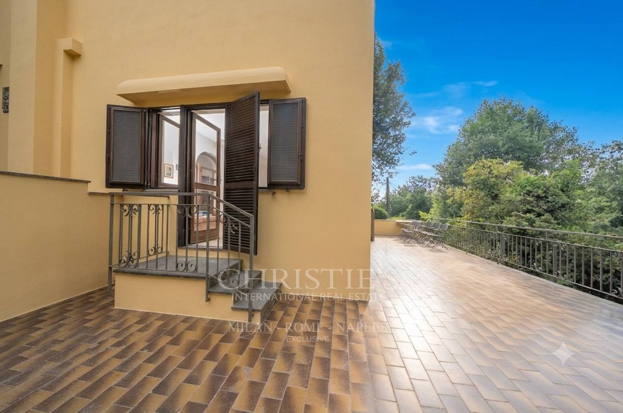 picture of A Portion Of An Elegant Villa With Panoramic Views Of The Gulf Of Naples And Sorrento