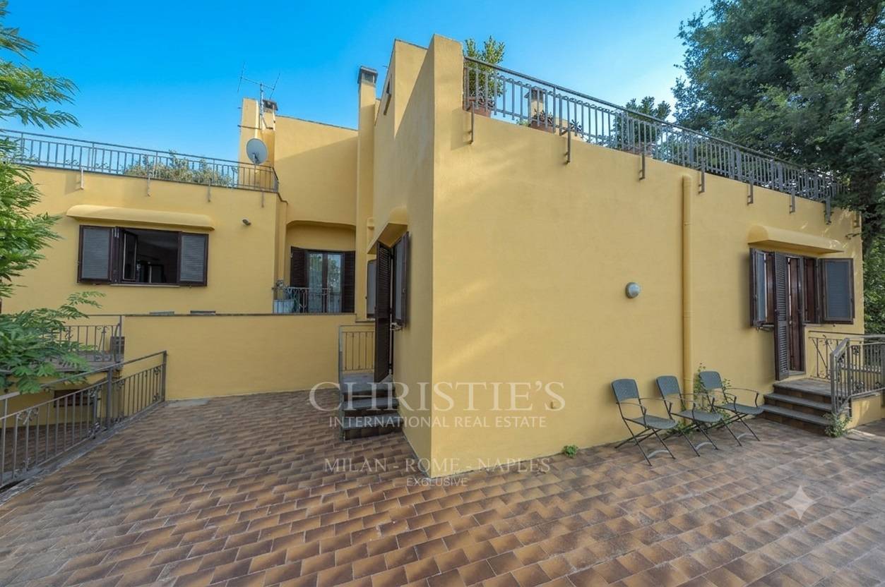 picture of A Portion Of An Elegant Villa With Panoramic Views Of The Gulf Of Naples And Sorrento