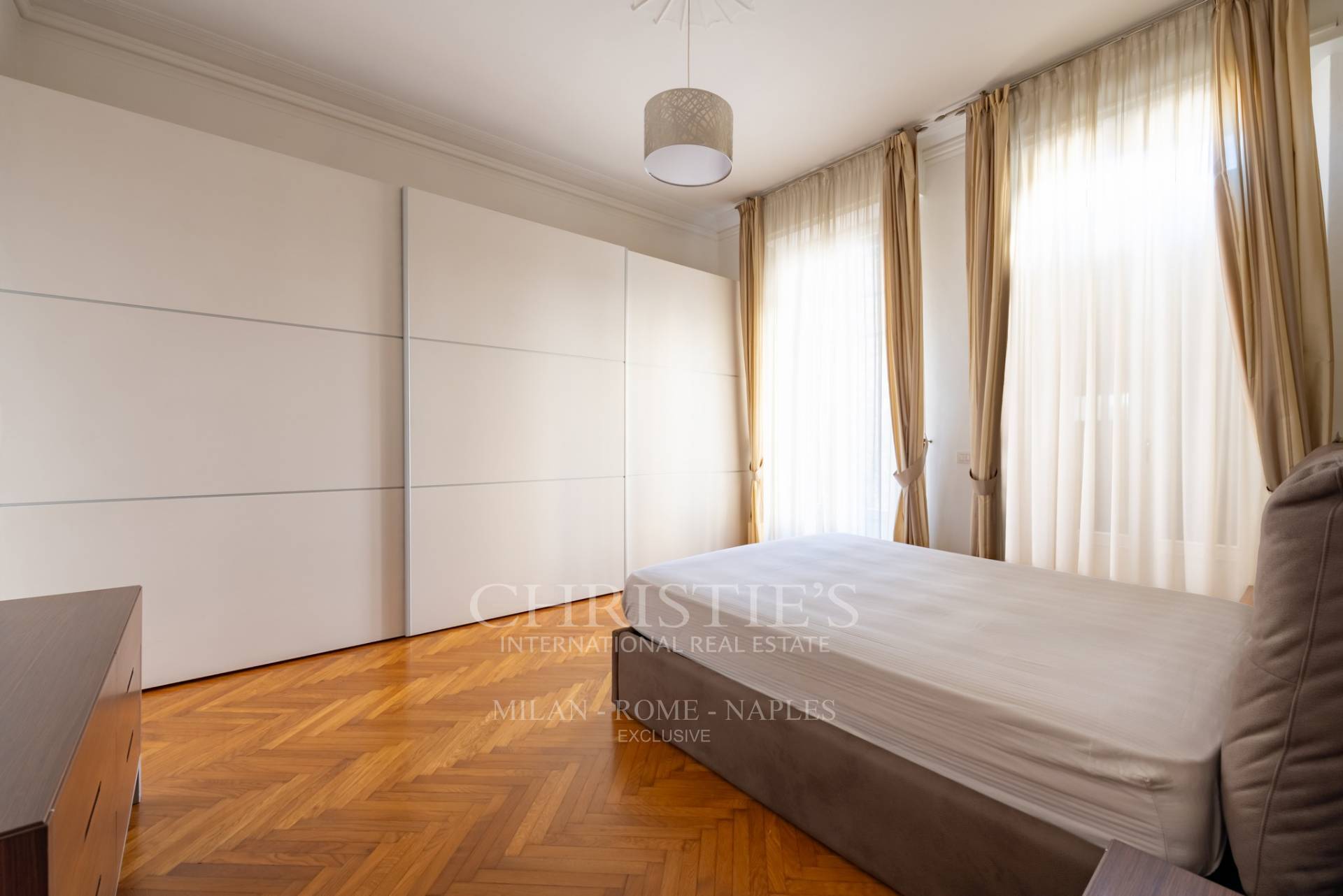 picture of Elegant Three-bedroom Apartment For Rent On A Temporary Lease, Just Steps From Piazza Gae Aulenti