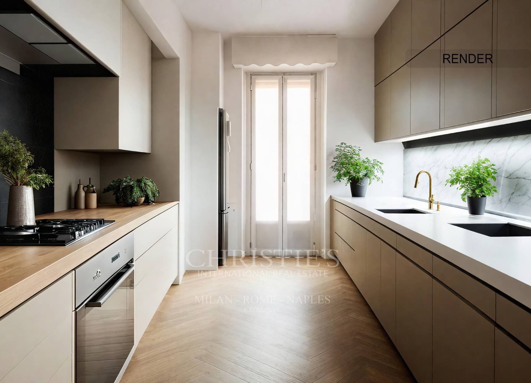 picture of Elegant Three-bedroom Apartment For Rent On A Temporary Lease, Just Steps From Piazza Gae Aulenti