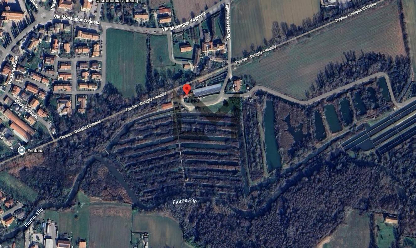 Troticoltura, terreno agricolo con fabbricati annessi a Quinto di Treviso