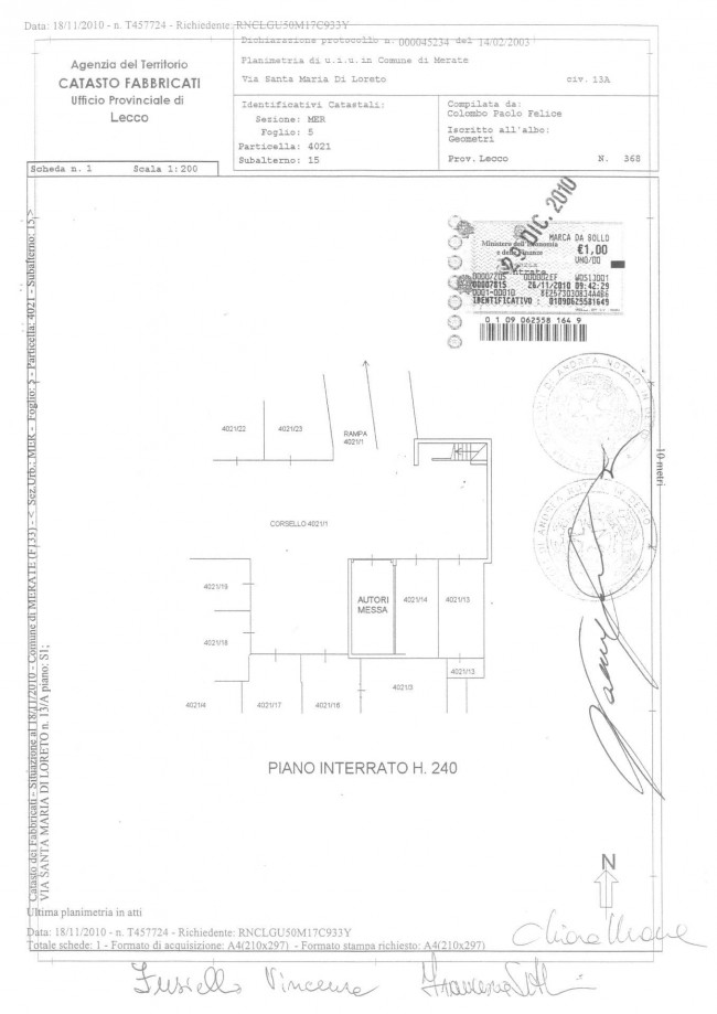 Appartamento in vendita a Merate (LC)