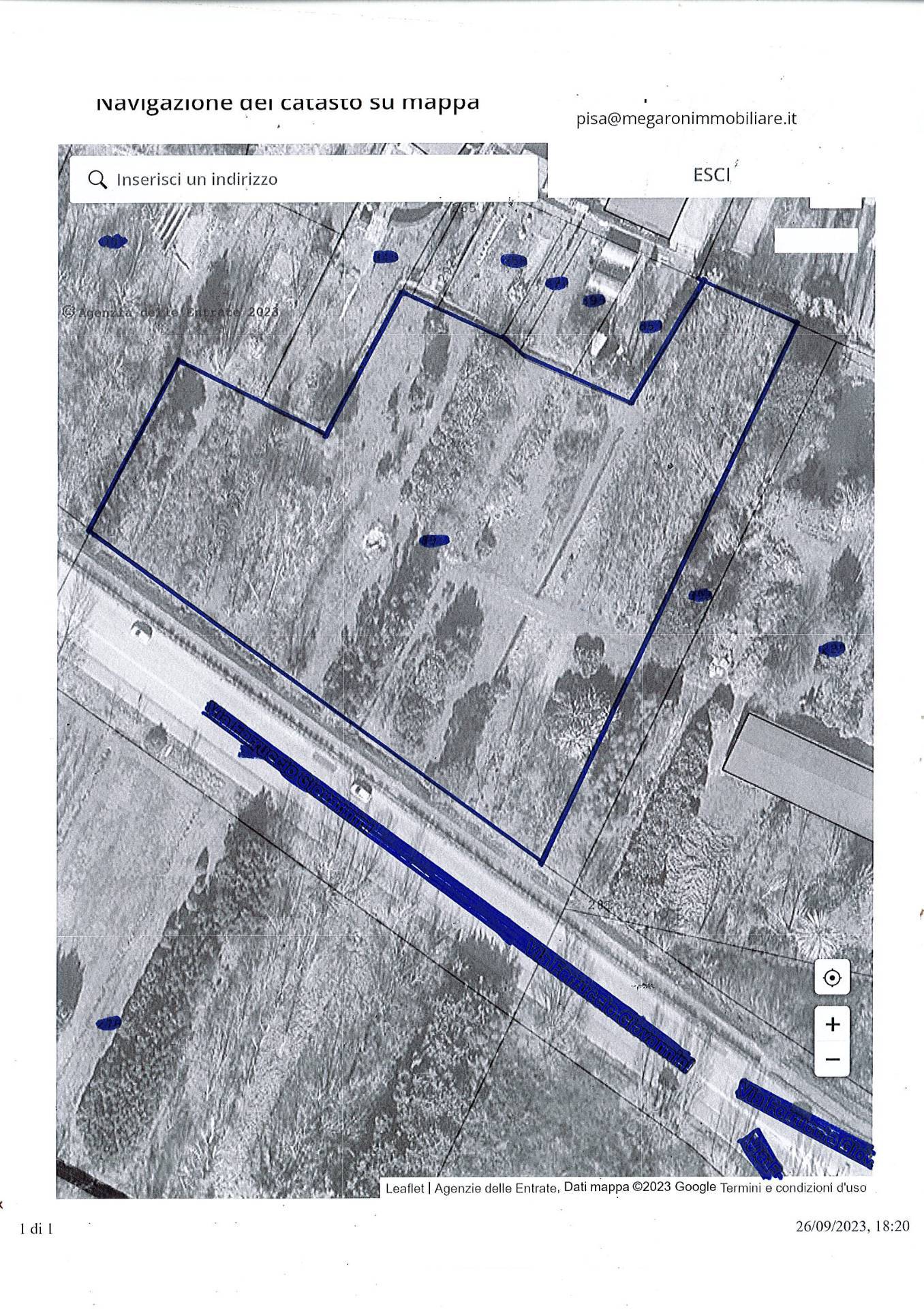 Terreno edif. residenziale in vendita a San Giuliano Terme (PI)