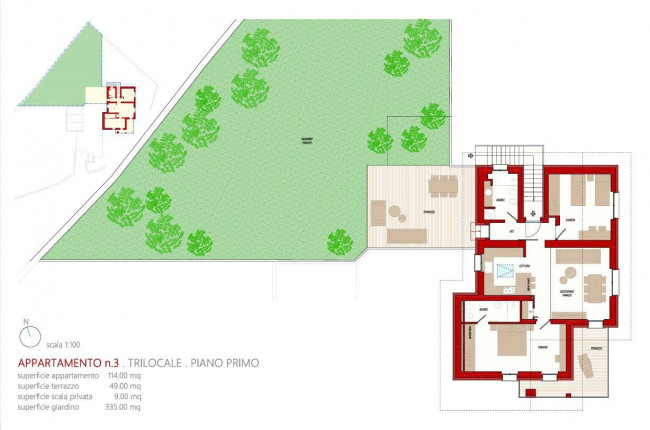 Appartamento in vendita a Laorca, Lecco (LC)