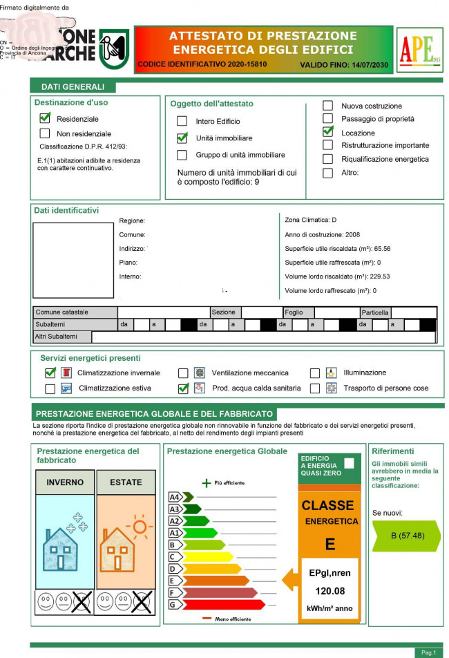 Appartamento in vendita a Grottazzolina