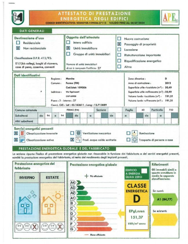 Appartamento in vendita a Fermo