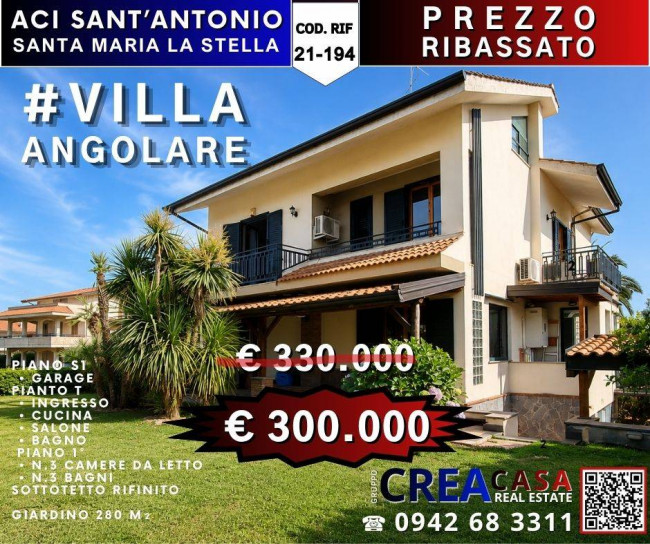 Villa in vendita a Aci Sant'Antonio