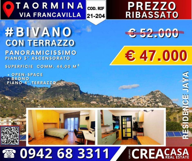 Appartamento in vendita a Taormina