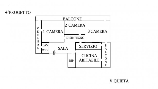 Appartamento in vendita a Catania Vulcania