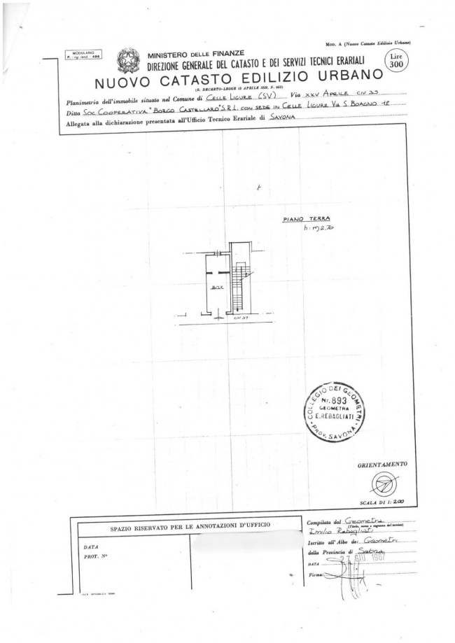 Appartamento in vendita a Celle Ligure