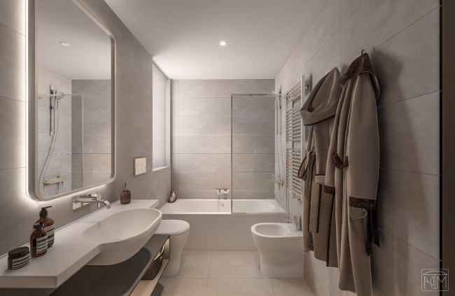 Bilocali Nuova Costruzione Residenze Muscetta in vendita a Roma