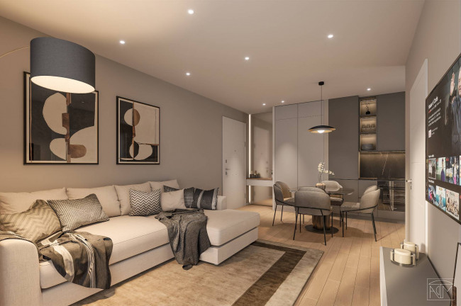 Attico Bilocale con Mansarda Nuova Costruzione Residenze Muscetta in vendita a Roma