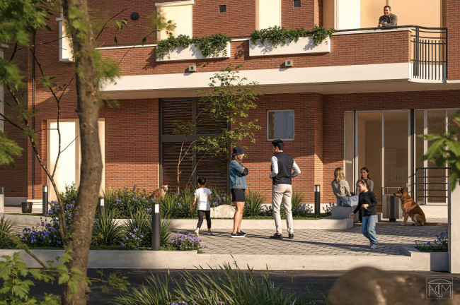 Attico Bilocale con Mansarda Nuova Costruzione Residenze Muscetta in vendita a Roma