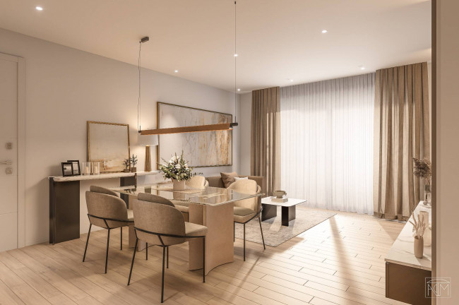 Trilocale secondo piano Nuova Costruzione Residenze Muscetta in vendita a Roma