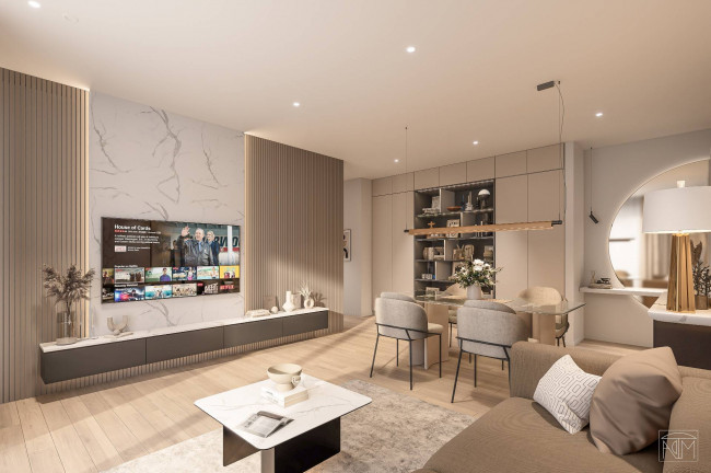 Trilocale secondo piano Nuova Costruzione Residenze Muscetta in vendita a Roma