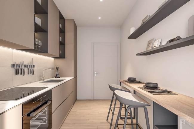 Trilocale secondo piano Nuova Costruzione Residenze Muscetta in vendita a Roma