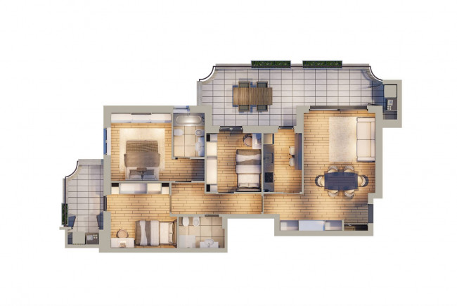 Quadrilocali Nuova Costruzione Residenze Muscetta in vendita a Roma