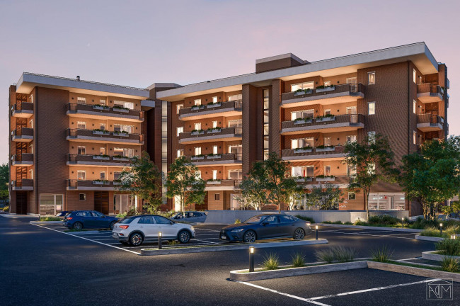 Quadrilocale secondo piano Nuova Costruzione Residenze Muscetta in vendita a Roma