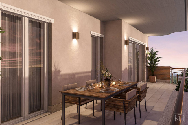 Quadrilocale secondo piano Nuova Costruzione Residenze Muscetta in vendita a Roma