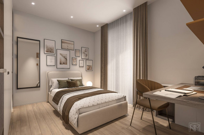 Quadrilocale secondo piano Nuova Costruzione Residenze Muscetta in vendita a Roma