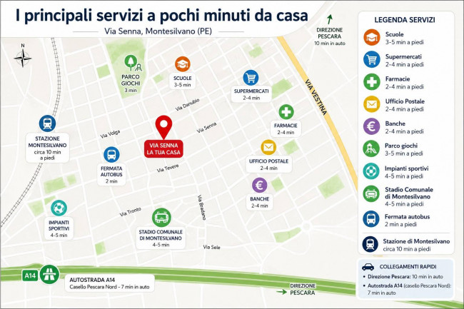 Appartamento in vendita a Montesilvano