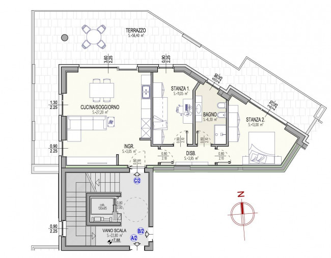 Appartamento in vendita a Rovereto