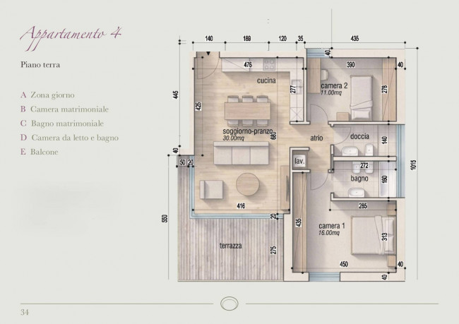 Apartment for sale in Cadempino